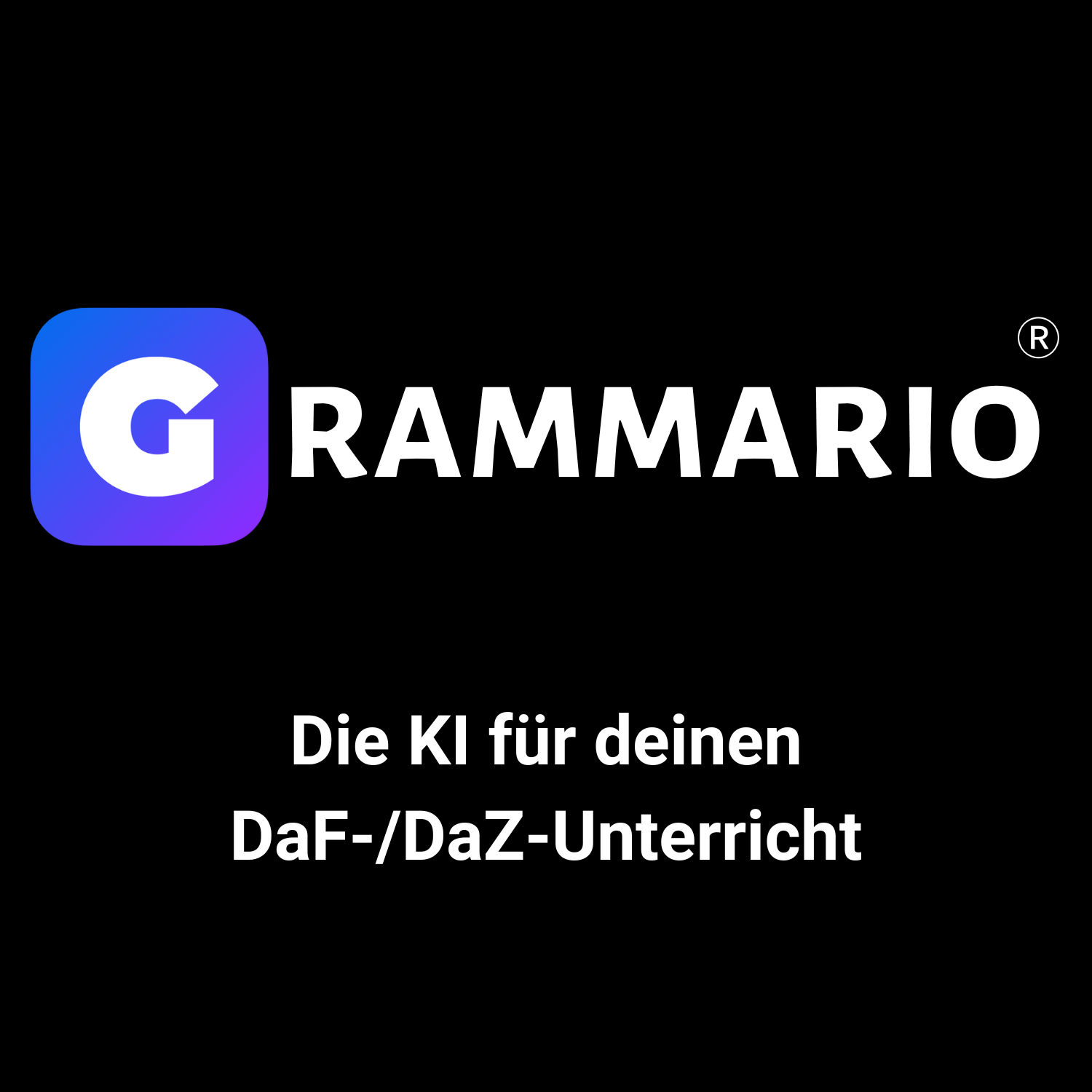 Grammario Logo quadratisch